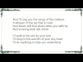 Chad Mitchell - For Baby For Bobbie Lyrics