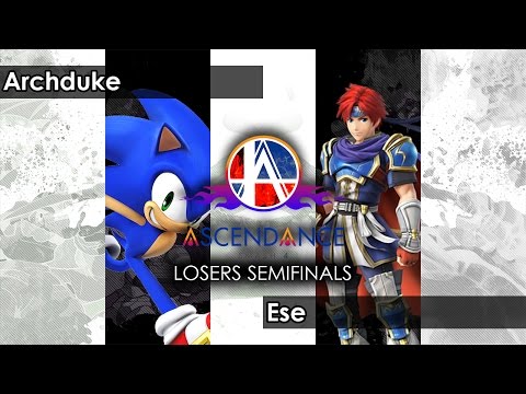 Smash 4: Archduke (Sonic) V Ese (Roy) - Ascendance 21 Tournament SSB4