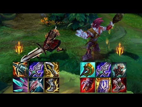 TRUNDLE vs TRYNDAMERE S12 LETHAL TEMPO FULL BUILD FIGHTS