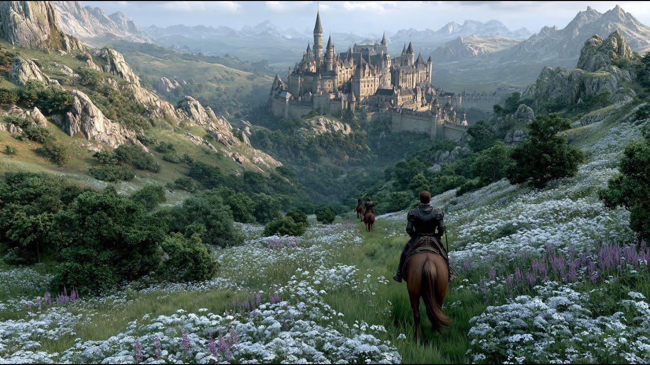 Journey to the Ancient Castle | Medieval Fantasy Music & Animated Ambience