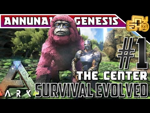 ARK ANNUNAKI GENESIS MOD on THE CENTER Ep 1 - HUGE MESOPITHECUS!!!