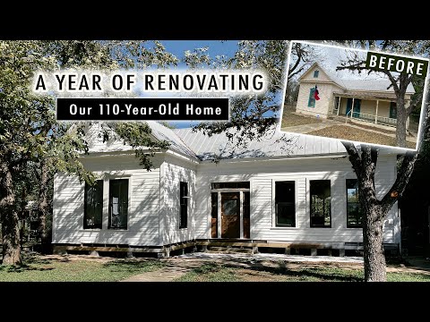 A YEAR OF RENOVATING Our 110-Year-Old Home (BEFORE & AFTER & BLOOPERS) | XO, MaCenna