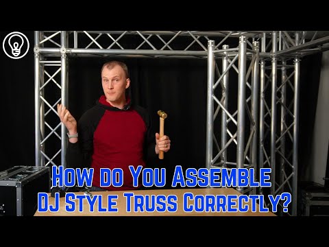 Part of a video titled How Do You Assemble DJ-Style Truss like Global Truss or Trusst?