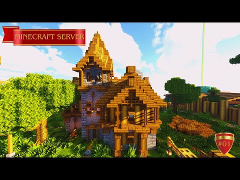 The CRAZIEST Town Hall Build in Minecraft Server #01!