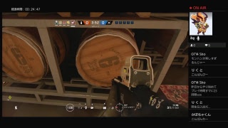 【レインボーシックスシージ】クランとランク　ほっこりミント生放送