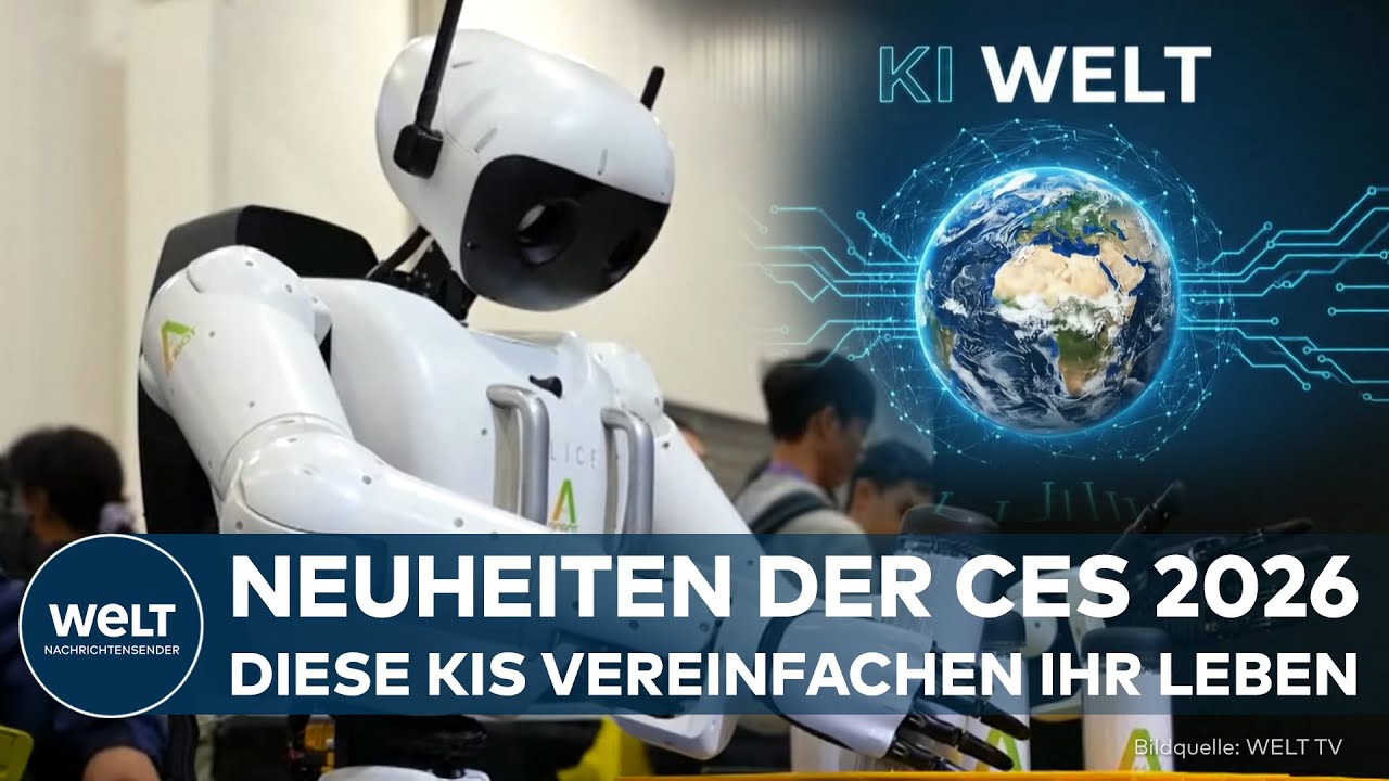 KI-WELT: CES 2026 - Diese Roboter verändern Industrie und Alltag! Kommt dieses Jahr der Wendepunkt?