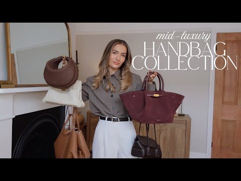 MY TOP 10 MID-LUXURY HANDBAGS | POLENE, DEMELLIER, SONGMONT, RABEANCO & MORE | BAG COLLECTION REVIEW