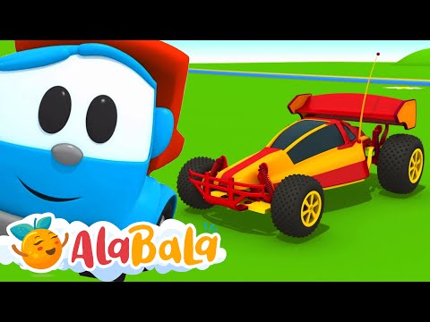 Camionul Leo și mașinuța | Desene Copii AlaBaLa