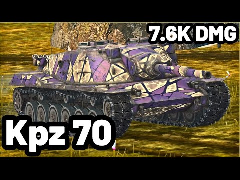 Kpz 70 | 7.6K DAMAGE | 5 KILLS | WOT Blitz Pro Replays