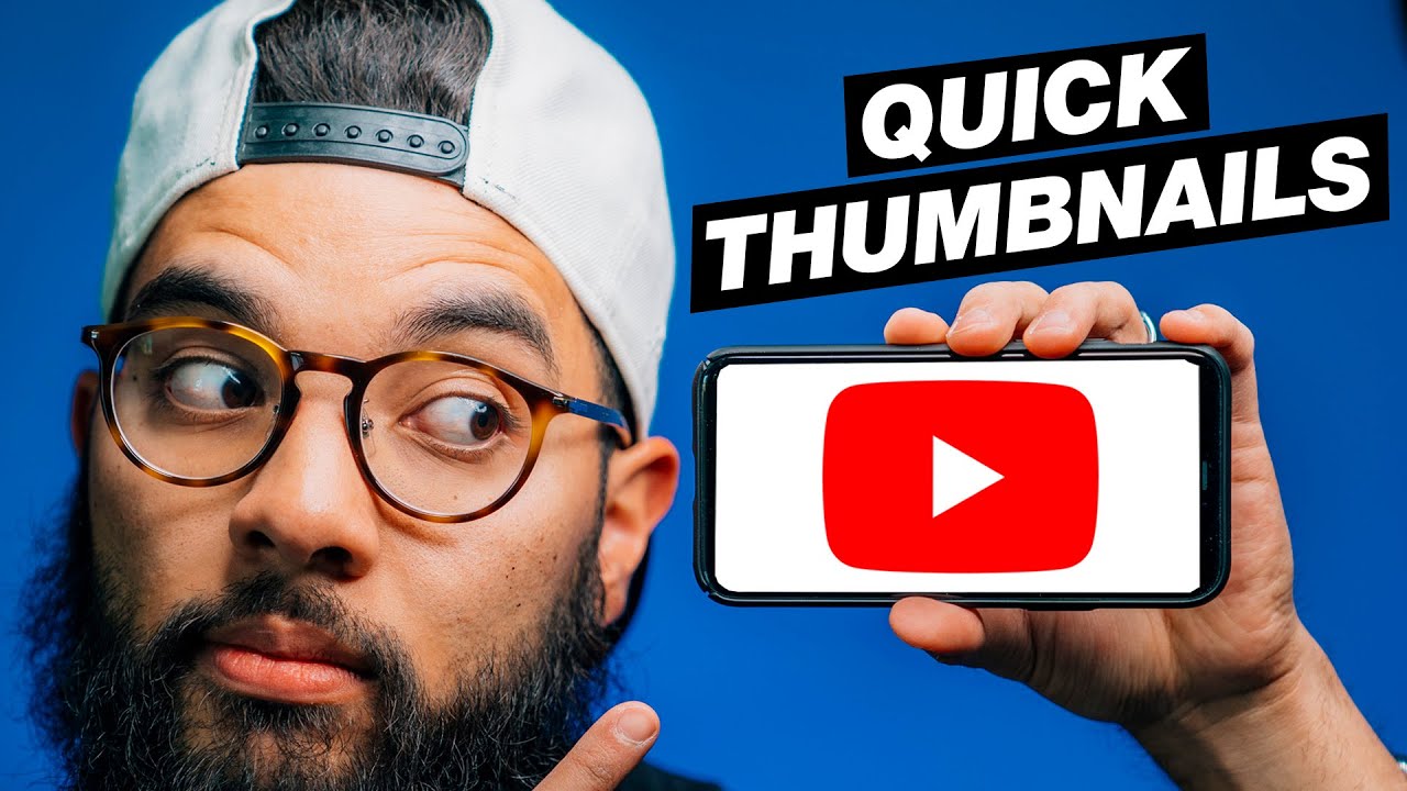 How to Make a YouTube Thumbnail Using Your Phone (FREE & EASY)