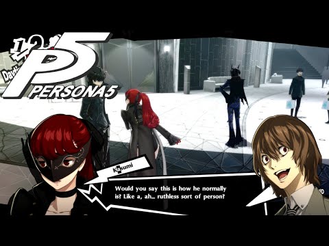 Persona 5 Royal: Joker And Kasumi Gossip about Akechi