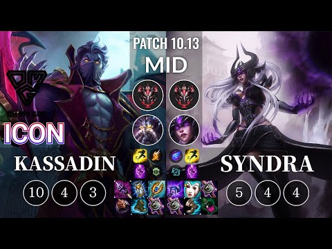 OMG icon Kassadin vs Syndra Mid - KR Patch 10.13