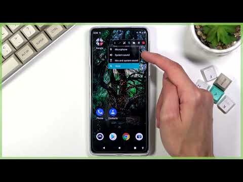 MOTOROLA Edge 20 – How to Record Screen