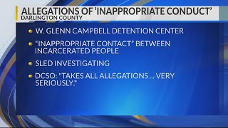 SLED investigates claims of ‘inappropriate conduct’ between jailed people at Darlington County deten