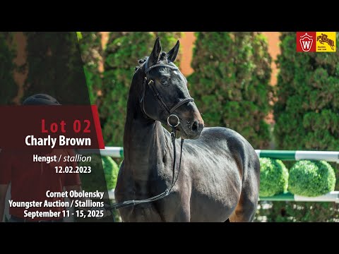 Cornet Obolensky Auction Lot 02 Charly Brown Hengst v.Cornet Obolensky-Cartier van de Heffinck