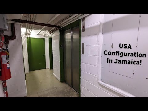 USA Config! EPIC ??? traction service elevators at Hilton Rose Hall Resort in Montego Bay, Jamaica