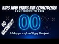 Kids 60 Second New Years Eve Countdown
