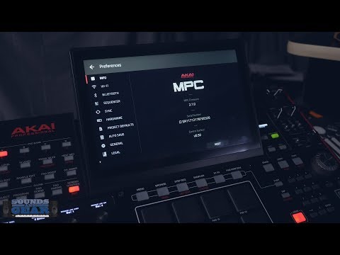 Akai MPC 2.1 - Updating the Firmware On The MPC X or MPC Live