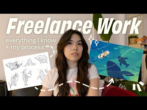 My Entire Freelance Process: finding clients, briefing & the animation process 🌱🐋
