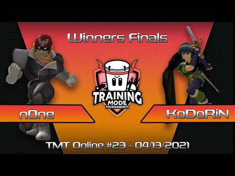 Training Mode Tournaments #23 KoDoRiN (Marth) vs. n0ne (Falcon) - Winners Finals SSBM