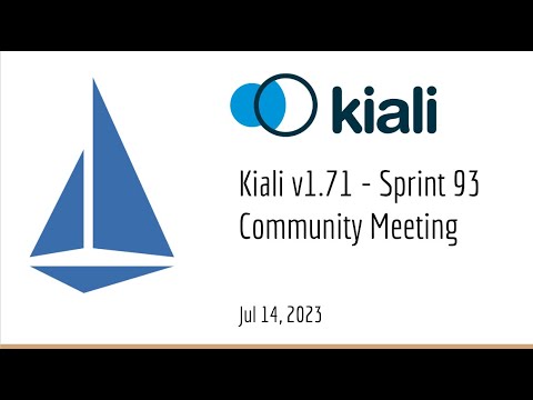 Kiali Sprint 93 Demo [v1.71] - Service mesh management for Istio