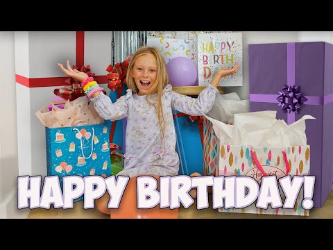 HAPPY 9th BIRTHDAY PEYTON with MORNING PRESENTS and PRANKS