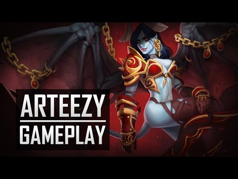 Arteezy (Queen of Pain) - Gameplay Dota 2