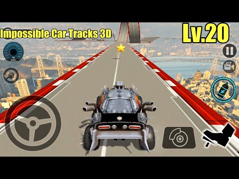 Impossible Car Tracks 3D - Monster Truck Driving Lv 20 - Impossible Car Stunt Extreme Racing Tracks