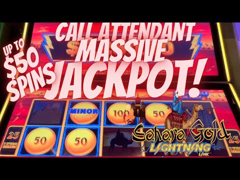 🤑 MASSIVE JACKPOT ON SAHARA GOLD LIGHTNING LINK SLOT MACHINE HIGH LIMIT LIVE PLAY IN CASINO