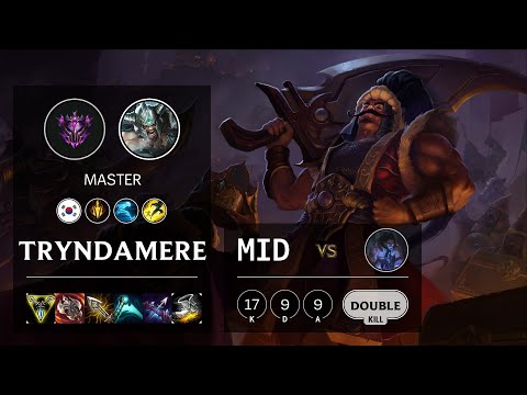 Tryndamere Mid vs Sylas - KR Master Patch 10.14
