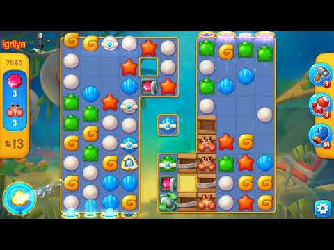 Fishdom level 7843 / Фишдом уровень 7843