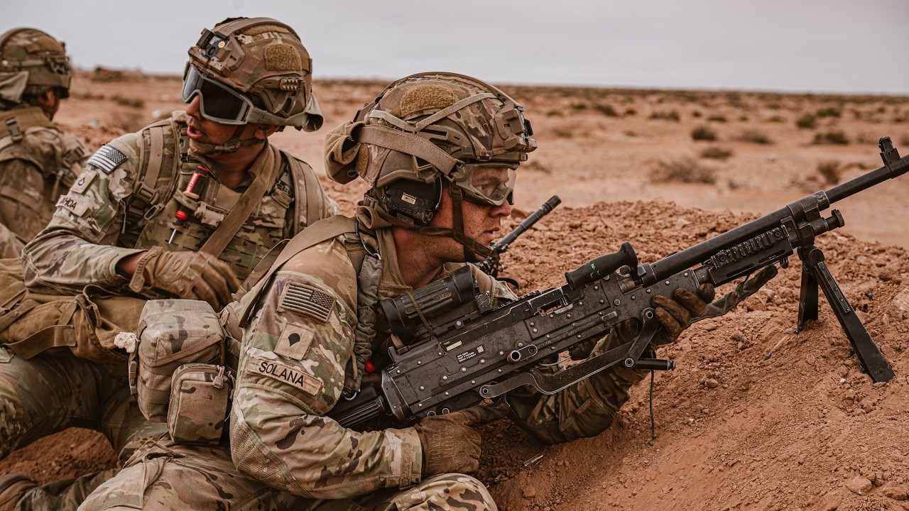 Army 173rd Mobile Brigade Combat Team (Airborne) Combined Arms Live-Fire Exercise in Morocco