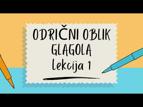 Lekcija 1 - Lista Glagola