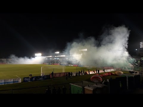 Antigua GFC - CSD Municipal 1:0; 28.02.2024; Ultras, Choreo, Pyro, Hinchadas