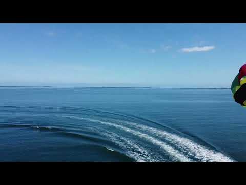 Drone fail. Mavic mini SE loses to Fijian parasailor.