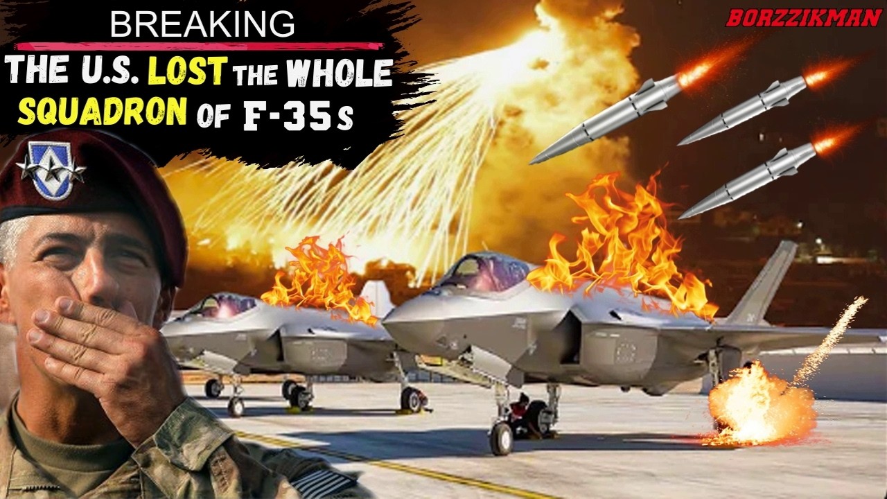 Great Achievement: Russia confirmed that Iran wiped out twelve F-35 fighters at a US base in JORDAN