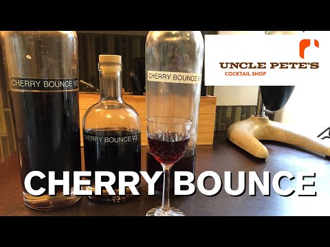 What to do with all those cherries? Cherry Bounce!