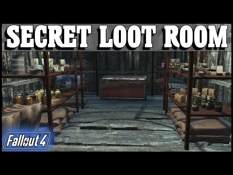 Fallout 4: Far Harbor - SECRET LOOT ROOM LOCATION ON AN ISLAND! (Fallout 4 Secrets)