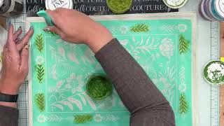 DIY Garden Flag with Butterfly Garden Transfer & Fabric Markers | Chalk Couture Project
