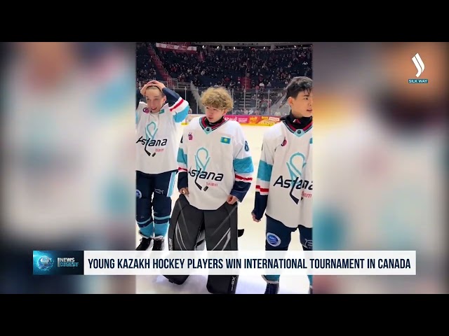 Young Kazakh hockey players win international tournament in Canada