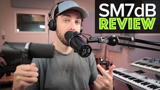 Video thumbnail for Shure SM7dB Mic Review vs. SM7B Comparison by Sean Divine