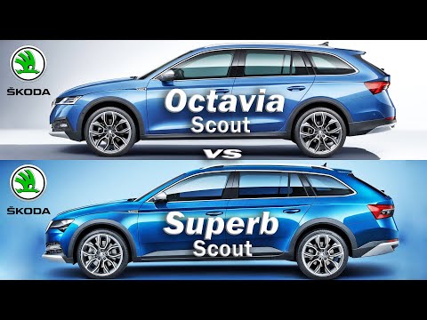 2021 Škoda Octavia Scout vs Superb Scout, Superb combi vs Octavia combi