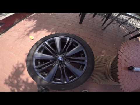 2015 wrx weighing 17in oem wheels and 18in Enkei RPF1's
