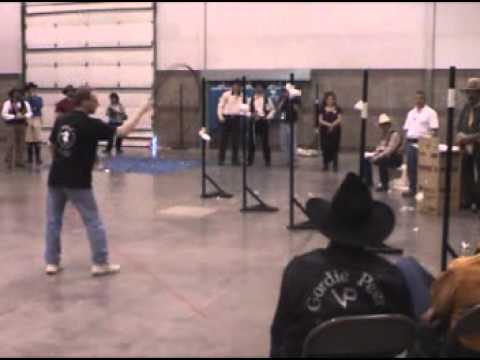 Gery L. Deer - Wild West Arts Club 2005 bullwhip Speed & Accuracy
