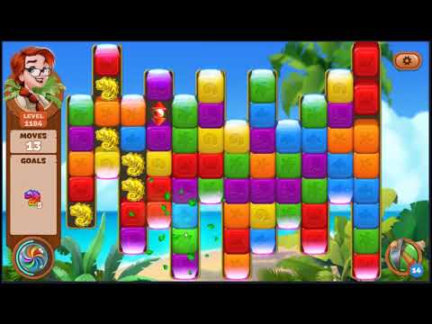 Lost Island Blast Adventure Level 1184 - NO BOOSTERS 🏝️ | SKILLGAMING ✔️