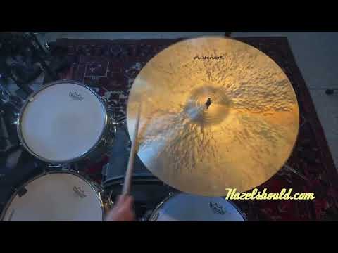 Gorgeous Light Smooth Masterwork JAZZ MASTER 22” Paper Thin Ride 1834 g Ultra Crashable image 8