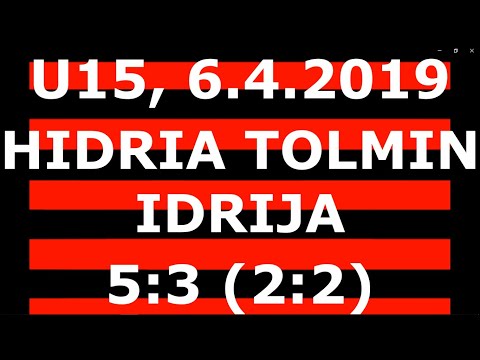 U15 Hidria Tolmin - Idrija 5:3 (2:2), 6.4.2019