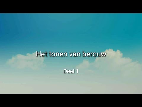 Het tonen van berouw (1)