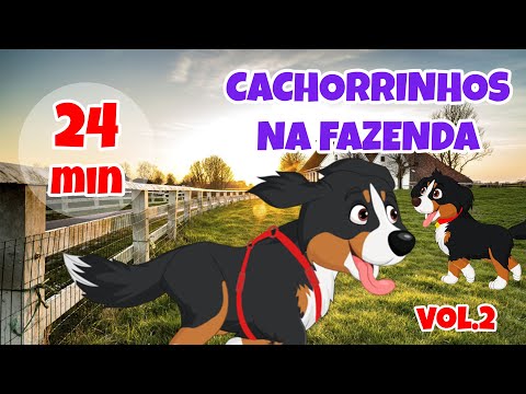 Cachorrinhos na Fazenda Vol.2 - Giramille 24 min | Desenho Animado Musical