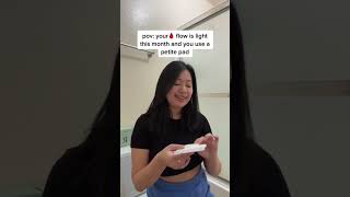 Who else feels like this using Petite pads from Rael? 🥰🫶